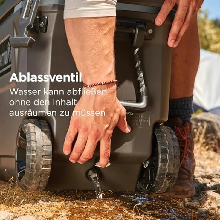 Coleman Convoy 65 QT, Kühlbox mit 29 l Nutzinhalt, 120 Stunden Kühlleistung, dunkelgrau – Bild 6