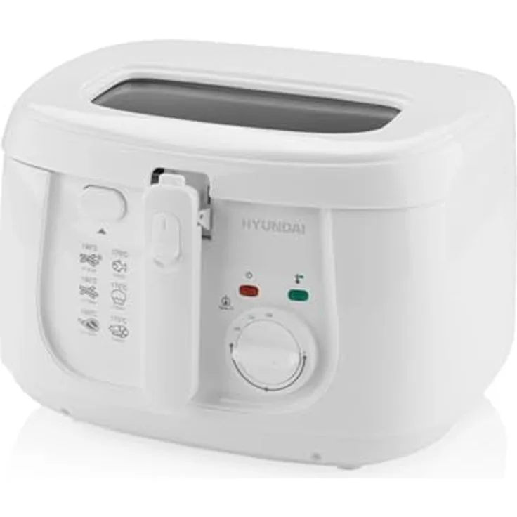 HYUNDAI ELECTRONICS Fritteuse DF165 1800 W 2,5 l Antihaftbeschichtung - wärmeisolierter Gehäuse