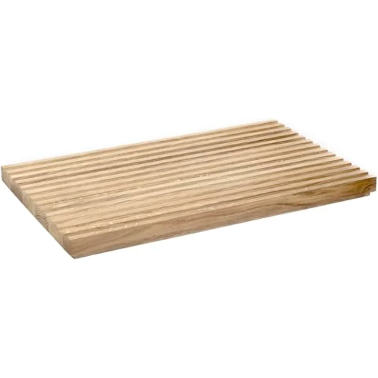 APS Brotschneidebrett "VALO", GN 1/1-Format (53 x 32,5 cm), geöltes Eichenholz, braun, mit Antirutsch-Füßchen – Bild 1