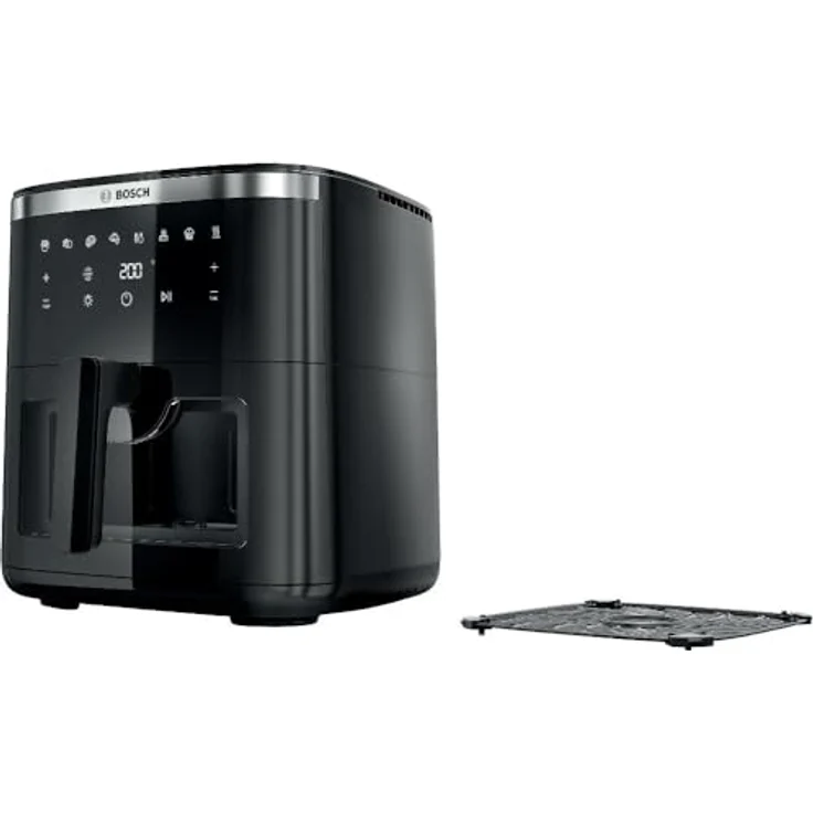 Bosch Serie 6 MAFS2671B Heißluftfritteuse, 7,2 Liter Kapazität, Air Frying Technologie, Touchdisplay, antihaftbeschichtet – Bild 1