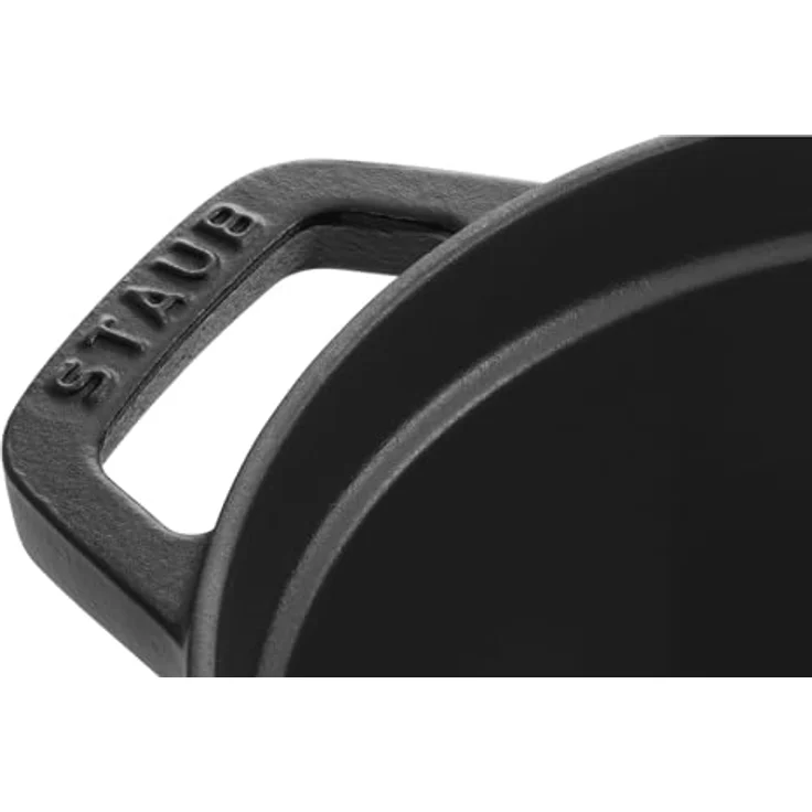 Staub Cocotte, oval, Induktionsgeeignet, Gusseisen, schwarz, 17 cm, 1 Einheiten – Bild 3