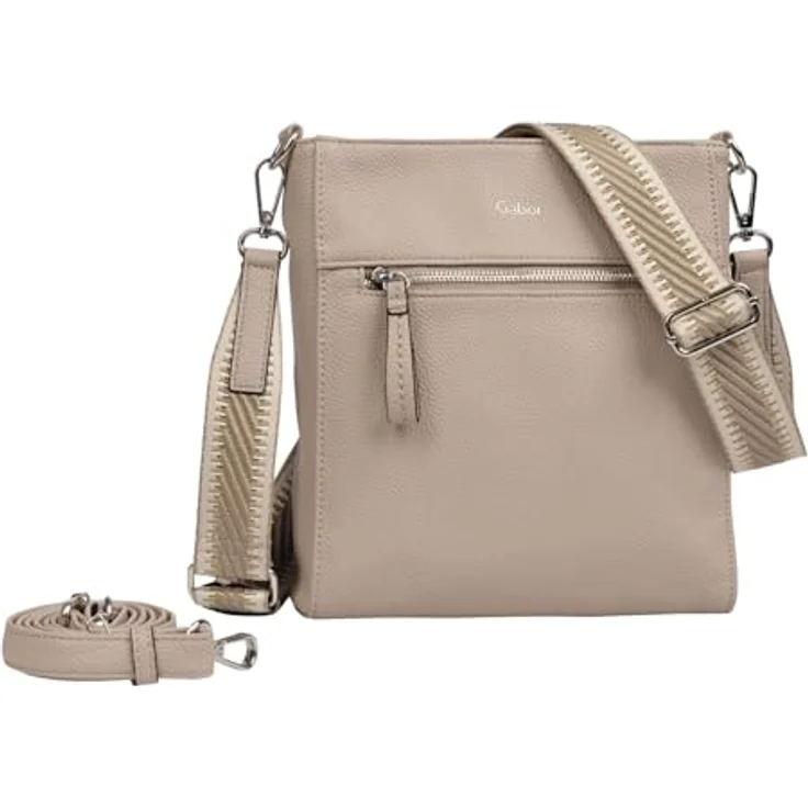 Gabor Silena Umhängetasche, 25 cm, Beige, mit verstellbarem Umhängeriemen und praktischen Fächern für Handy und Essentials – Bild 1