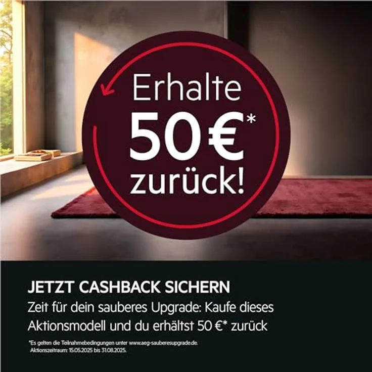 AEG Ultimate 8000 AB81U1SW, Staubsauger mit Beutel, Testsieger, hohe Saugleistung, Auto-Modus, HEPA-Filtration, 3in1 Düse, 12m Aktionsradius, LED-Licht, 48% Recyclingkunststoff – Bild 2