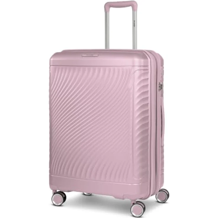 Picard Vienna 4 Rollen Kofferset, 3-teilig mit Dehnfalte, 100% Polypropylen, rosa, 50 cm x 29 cm x 74 cm – Bild 6
