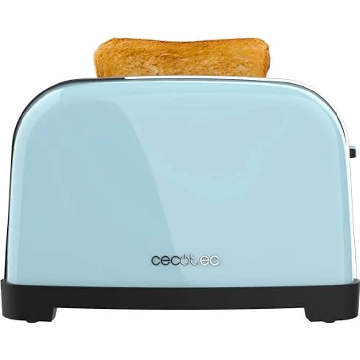 Cecotec Vertikaler Toaster Toastin' time 1700 Double Blue, 1700W, doppelter breiter Schlitz 3,8 cm, Edelstahl, 7 Röststufen, automatische Abschaltung – Bild 2