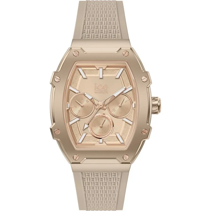 ice-watch Quarzuhr Ice Boliday Timeless Taupe Small, elegante Armbanduhr