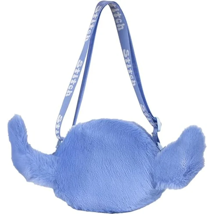 Lilo & Stitch Blue Blur Umhängetasche, Schultertasche für Kinder mit verstellbarem Schulterriemen, blau – Bild 2