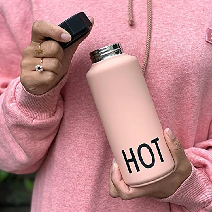 Design Letters Trinkflasche-Isolier Flasche HOT (Nude) 500ml. – Bild 7