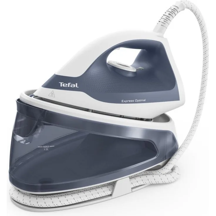 Tefal SV4110 Express Optimal Dampfbügelstation, 2200 W Leistung, Keramik-Expressgleiter, 5 bar Dampfdruck