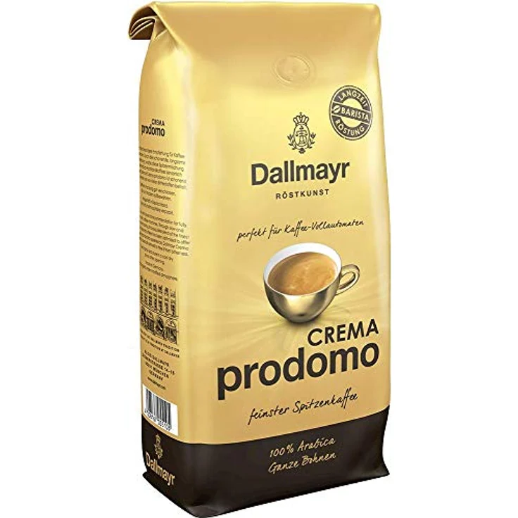 Dallmayr Crema Prodomo, Bohnenkaffee, Röstkaffee, Kaffee, ganze Bohnen, Kaffeebohnen, 1000 g – Bild 2