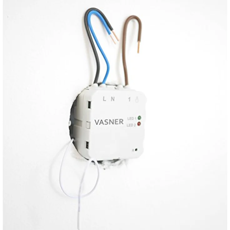 VASNER Funk Raumthermostat Unterputz Set VFTB-US für Infrarotheizungen, Elektroheizungen, weiß – Bild 4