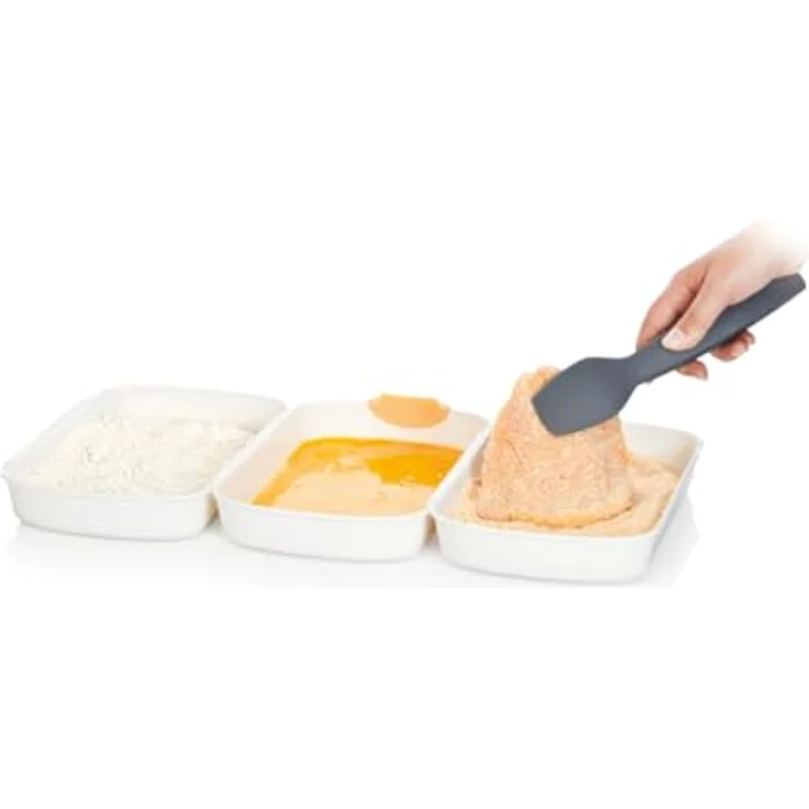 Tescoma Panier-Set mit Zange, Panierschalen 3-teilig groß – Bild 9