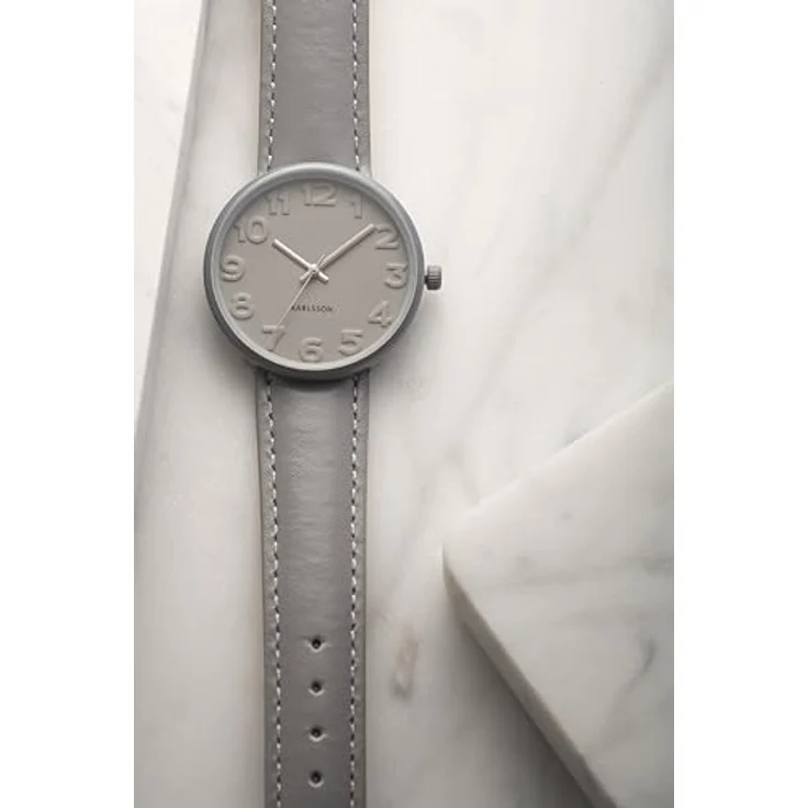 Karlsson Watch KA5905GY, Damen Armbanduhr mit Faltriemenverschluss, grau – Bild 2