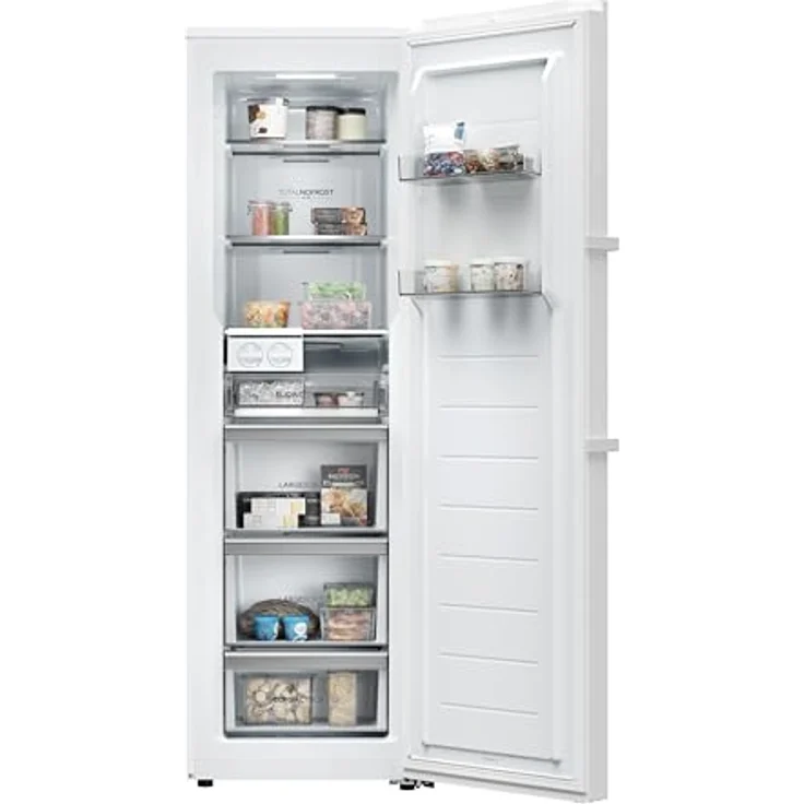 Haier H4F306WDH1 Stand-Gefrierschrank/Instaswitch: Kühlen oder Gefrieren/No Frost/Twist Ice Maker/ABT PRO Technologie/Smart hOn-App/Inverter Kompressor/Nutzvolumen 301 L/Weiß – Bild 3