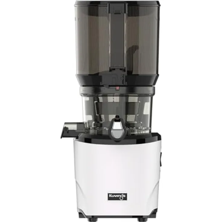 Kuvings | Entsafter AUTO10 | Automatisches Schneiden von Obst und Gemüse | 3L | langsame Rotation | einfache Reinigung | leise (Matt White)