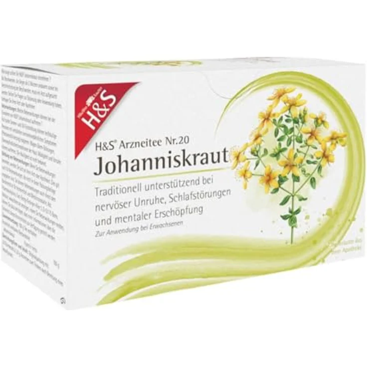 H&S Johanniskraut Filterbeutel, 20x2 g, unterstützend bei nervöser Unruhe und Schlafstörungen – Bild 2