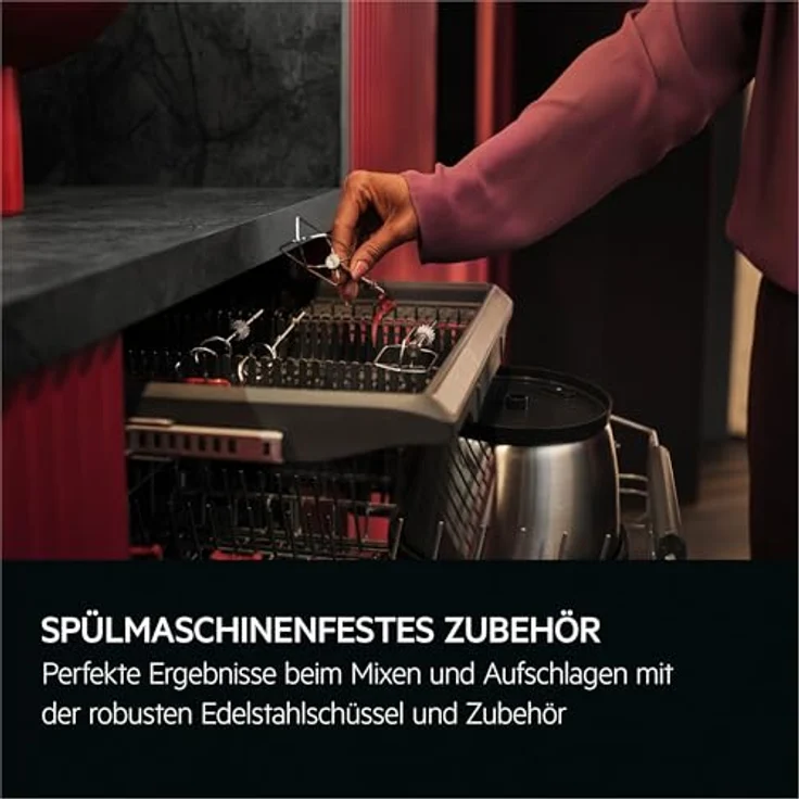 AEG AHM4W 3000 Series Handmixer – Leistungsstark, recycelter Kunststoff, kompakte Zubehörstation, ideal für traditionelle & pflanzliche Rezepte – Bild 5