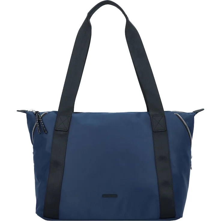 Roncato Portofino Shopper Tasche, geräumig mit seitlichen Reißverschlüssen, 45 cm, Violett, aus recyceltem Polyester