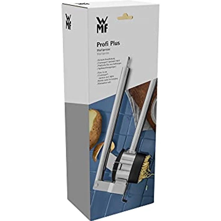 WMF Profi Plus Multipresse 35 x 13,6 x 9,7 cm, Cromargan Edelstahl teilmattiert, Kunststoff, ideal als Kartoffelpresse oder Spätzlepresse, spülmaschinenfest – Bild 9