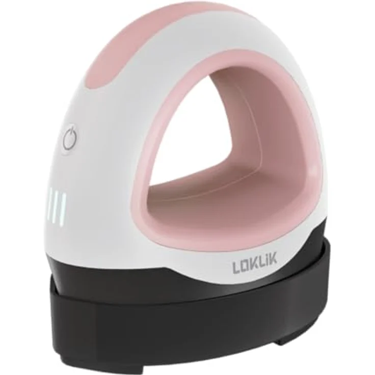 LOKLiK Mini Heat Press, kompaktes Bügeleisen mit keramisch beschichteter Heizplatte, Romance Pink, drei Wärmestufen bis 180 °C – Bild 3