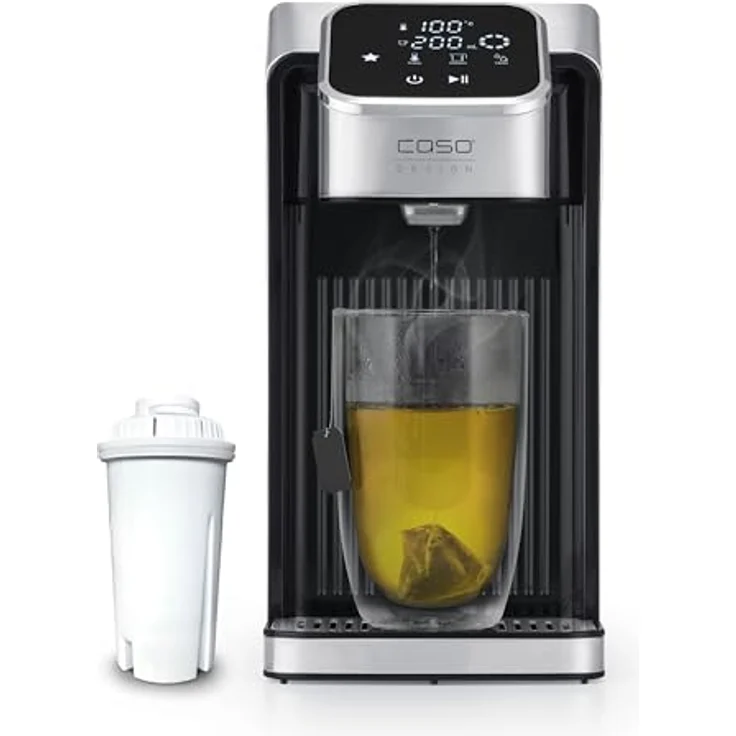 Caso 1889 HW 770 Advanced Turbo Heißwasserspender, 2,7 Liter, 13-stufige Temperaturwahl, Farbe: Silber – Bild 1