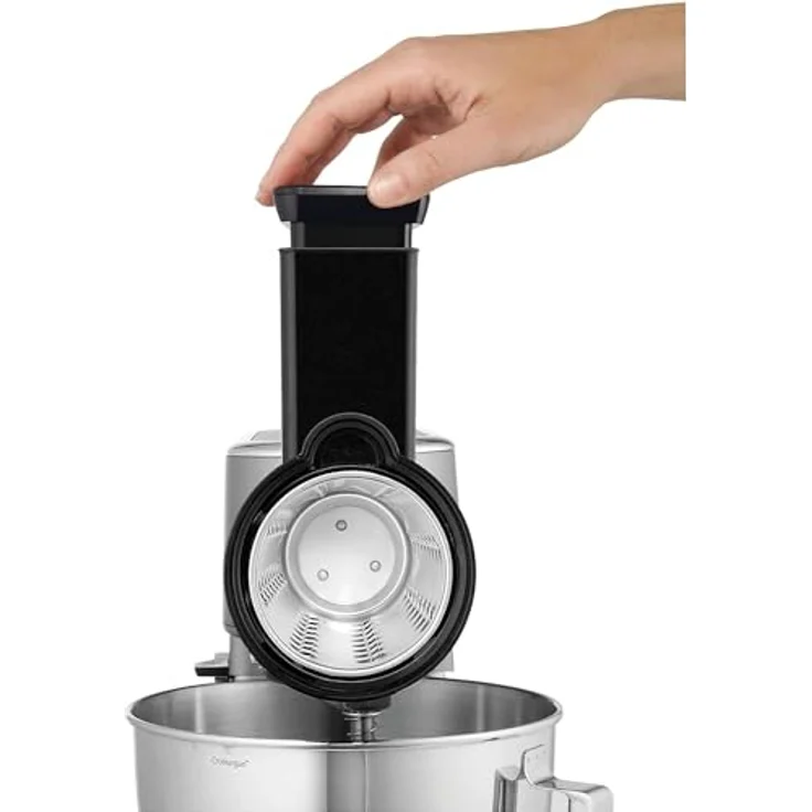 WMF Profi Plus Gemüseschneider 4-teilig, Cromargan Edelstahl, 4 Schneideinsätze für Gemüse, Obst, Käse, für und Küchenminis Küchenmaschine – Bild 7