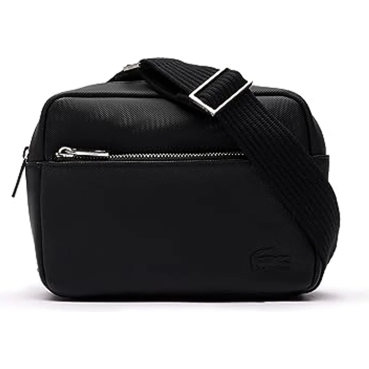 Lacoste Reporter Bag Noir (000), Herren Umhängetasche mit Handtasche und Schultertasche – Bild 1