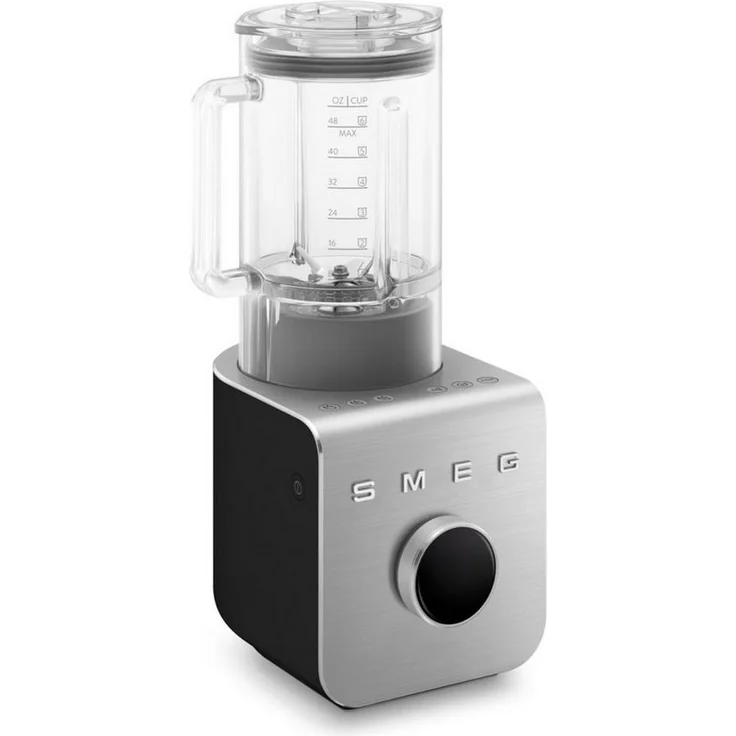 Smeg Standmixer BLC02BLMEU Schwarz-Matt, 1400 W Leistung, 9 Geschwindigkeitsstufen