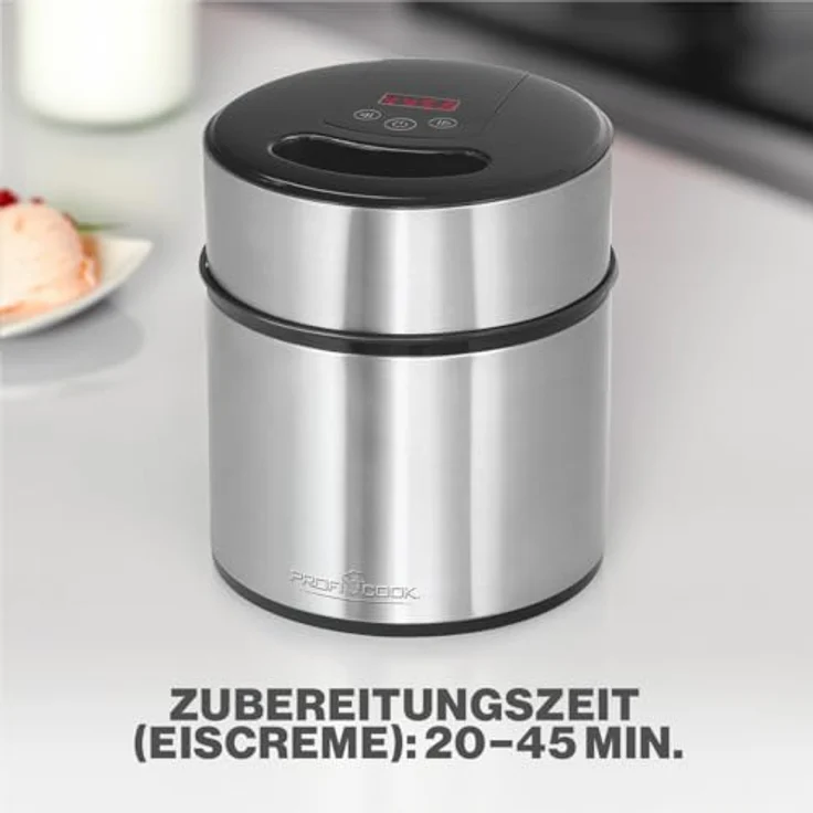Profi Cook PC-ICM 1140 Eismaschine, Polycarbonate, edelstahl – Bild 3