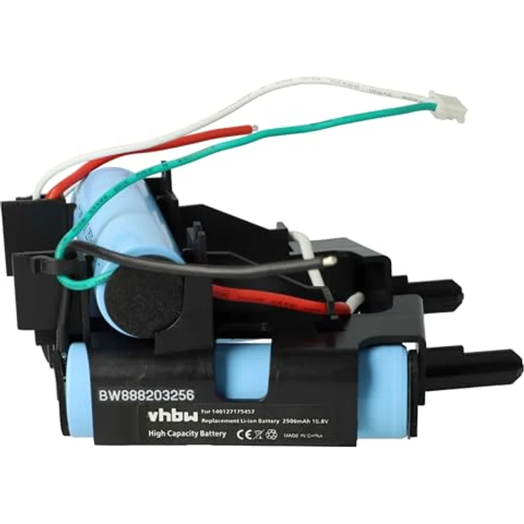 vhbw Akku kompatibel mit AEG CX7-21DB, CX7-21EB, CX7-21EBK, CX7-21-HO, CX7-21SW Staubsauger Home Cleaner Heimroboter (2500mAh, 10,8V, Li-Ion) - Leistungsfähiger Ersatzakku für Ihren Staubsauger – Bild 2