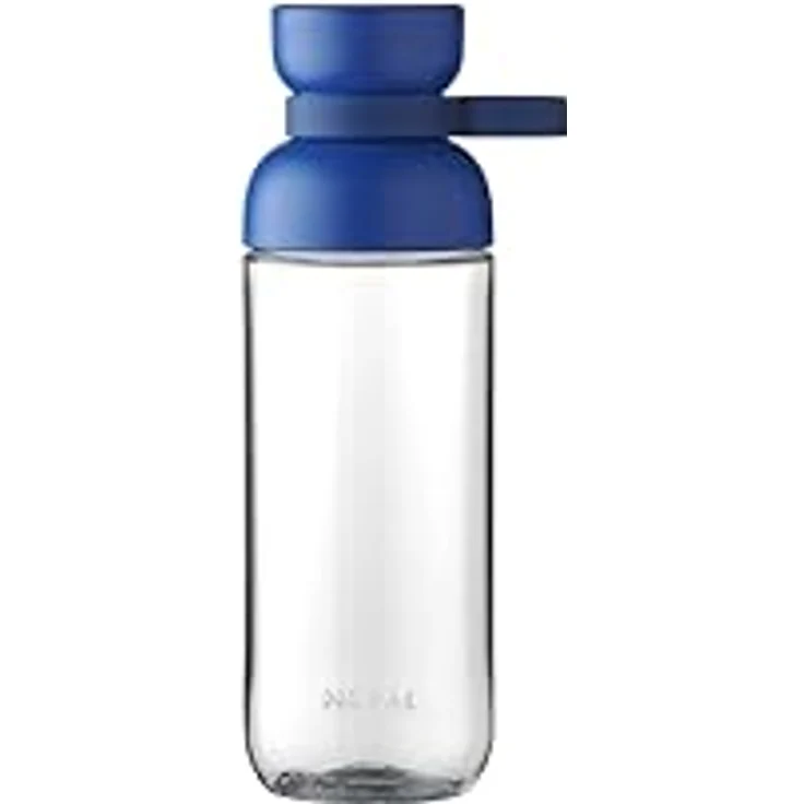 Mepal VITA Trinkflasche, dunkelblau, 500 ml, auslaufsicher mit zwei Öffnungen, Tritan und Polypropylen – Bild 1