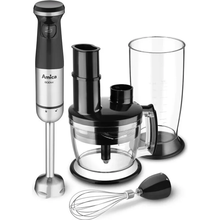 Amica BL6016, Kochmixer, 800 W, Schwarz, 0,8 l, 1,25 m