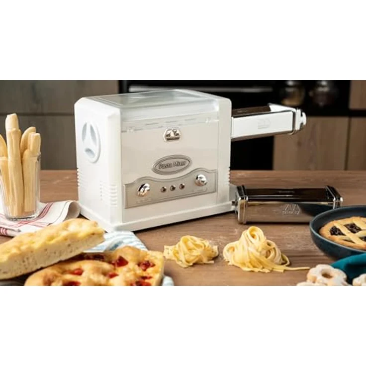 Marcato Pasta Fresca Nudelmaschine, Weiß – Bild 3