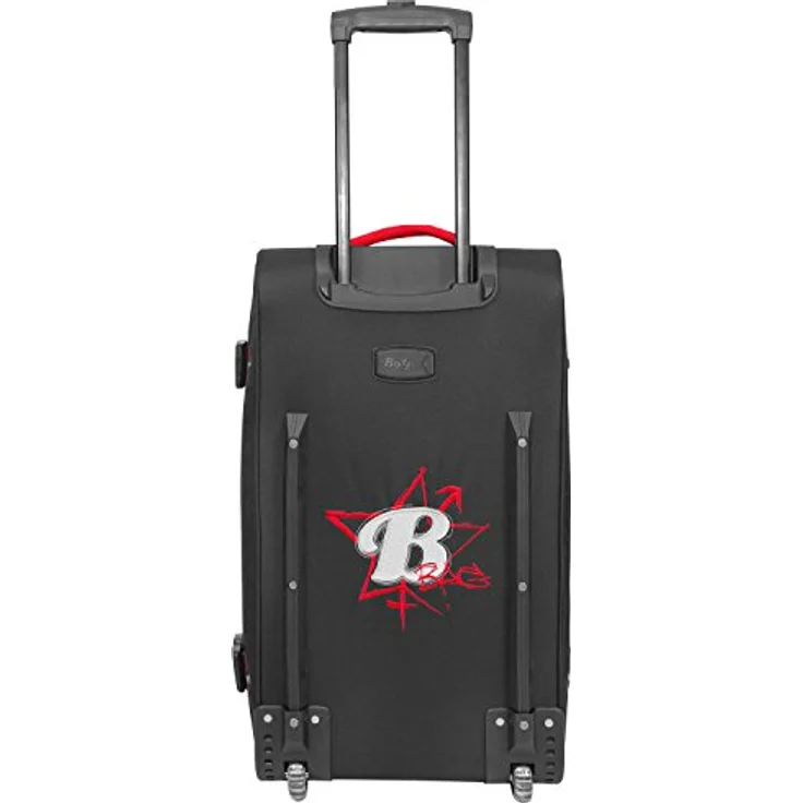 BoGi Bag Durchläufer Koffer, 71 cm, 85 L, Grau/Schwarz, hochwertiger Reisetrolley mit leichtlaufenden Skaterrollen und 2 Packzonen – Bild 5