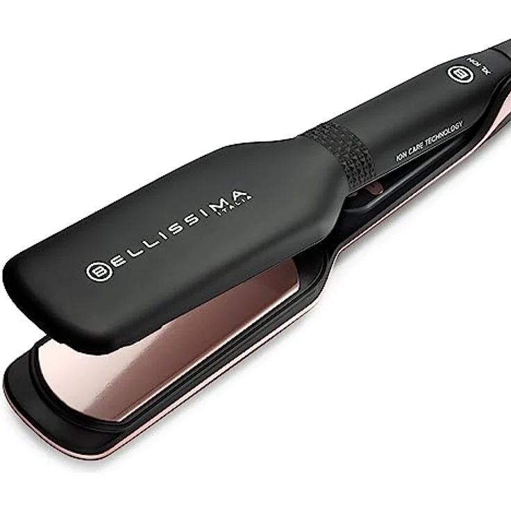 Bellissima XL ION, Haarglätter, breites Glätteisen, Ionisator, konstante Hitze, Keramik- und Keratinbeschichtung, 5 Temperaturen von 150 bis 230°C, Schnellaufheizung, 1.8 m Kabel – Bild 4