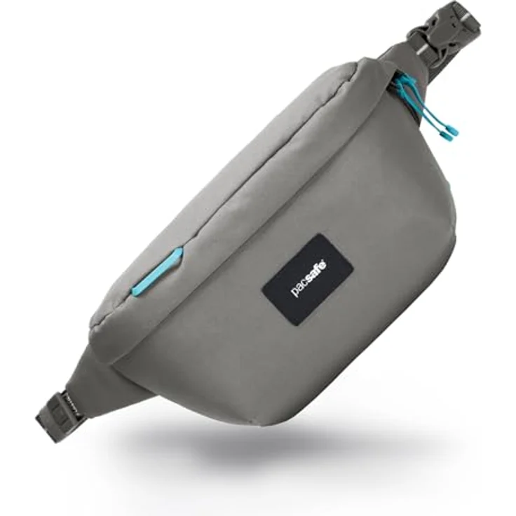 Pacsafe Pacsafe Go 0 Gürteltasche mit RFID Schutz, 27 cm, grau, 100% Polyester – Bild 1