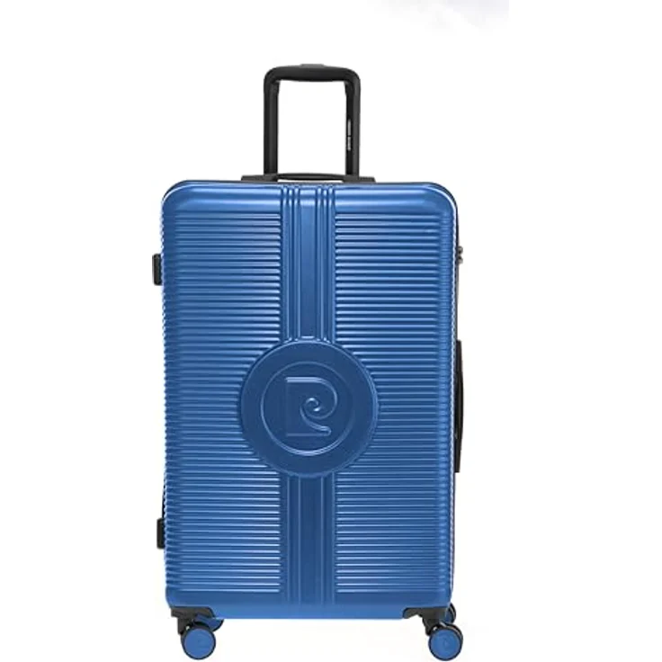 Pierre Cardin, Koffer, 4 Rollen Kofferset 3-teilig, (99 l, XL) - Stilvolles Reisegepäck mit Kreuzpackgurt und Wäschefach, Schwarz – Bild 5