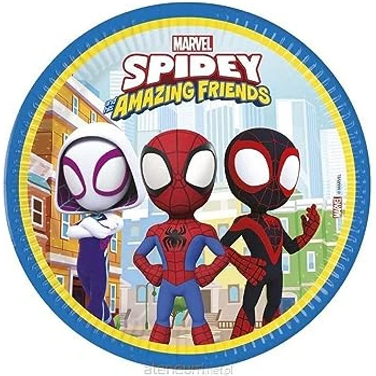 Spidey & seine Super Freunde 8 grosse Teller | Spiderman – Bild 1