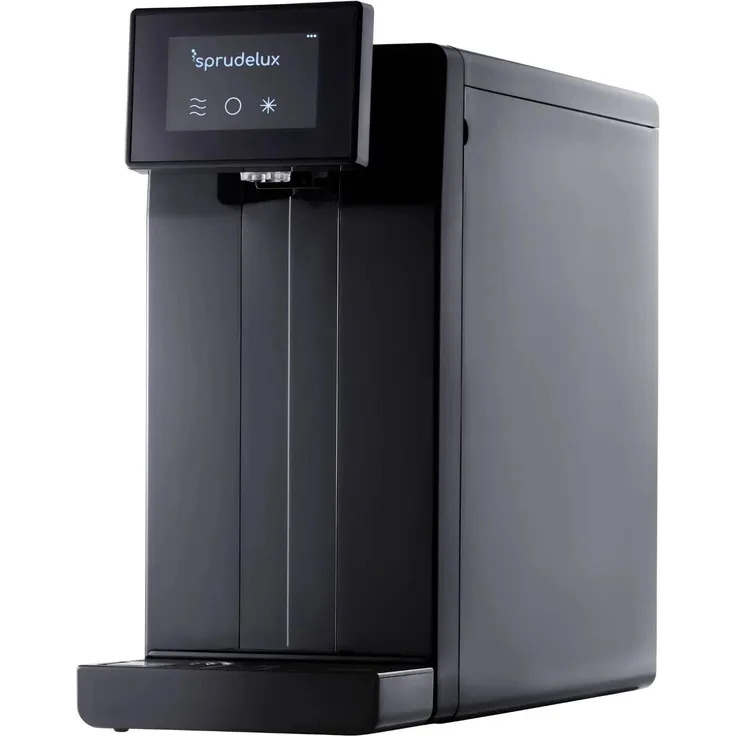 SPRUDELUX POWER SODA FT-Line 3 Auftischgerät, schwarz, integrierte Umkehrosmose, ohne CO₂-Flasche