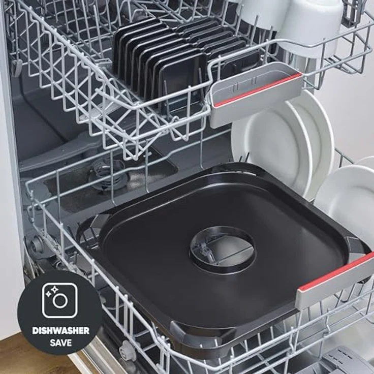 Severin RG 2350 Raclette für 8 Personen mit Downdraft-Technologie, ILAG-Grillplatte, LED-Display & spülmaschinengeeigneten Pfännchen – Bild 10