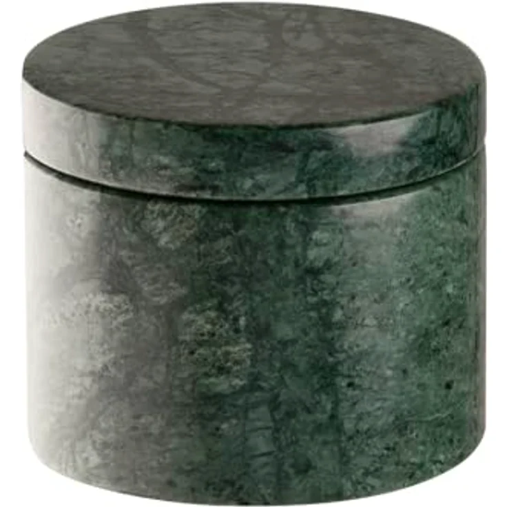 APS 15919 Dose MINERA 2er Set, Marmor, grün, Ø 6 cm, H: 5 cm, Unikat für Gewürze und Dips – Bild 3
