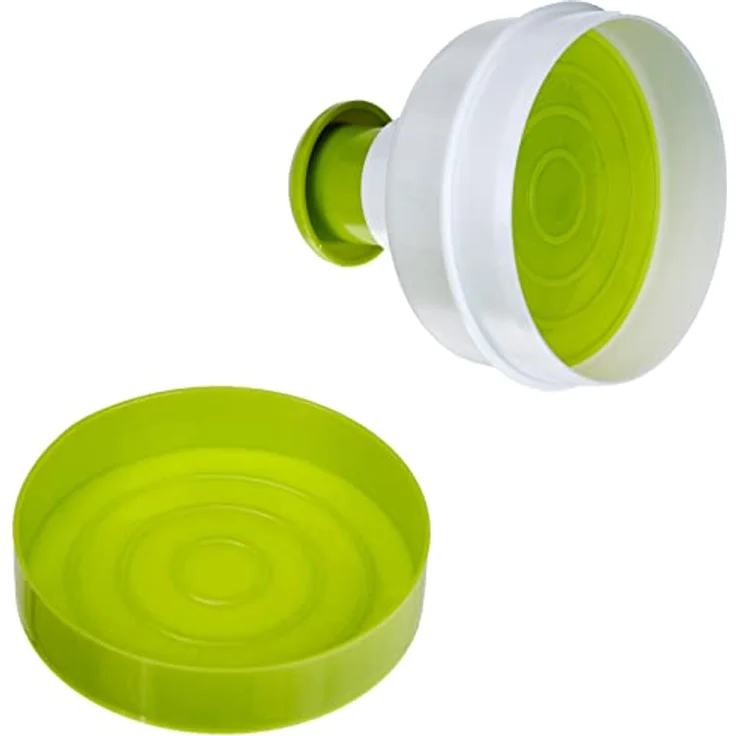 IBILI Hamburgerpresse-Set Clasica, rund, Kunststoff, weiß-grün, 11 x 11 x 10 cm, 2-Einheiten – Bild 4
