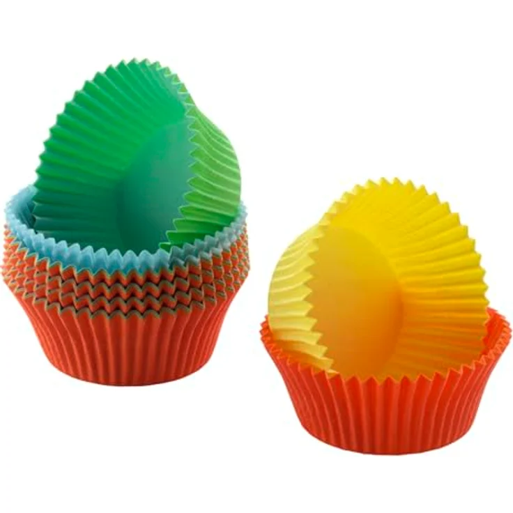 Kaiser Inspiration Mini Muffin Förmchen, 150 Stück, farbig, Ø 4,5 cm, fettdicht, ideal für süße und herzhafte Muffins – Bild 2