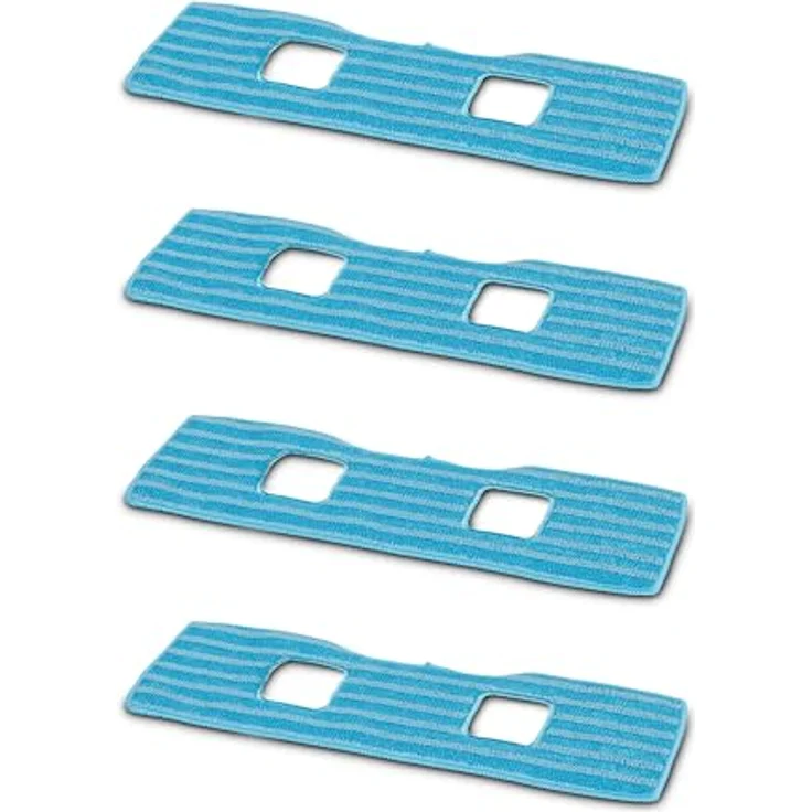 MEDION Zubehör Ersatz für Akku Stabstaubsauger P350 W & P400 W (4X Wischtuch) - Zubehörset 2 für MEDION P350 W & P400 W MD 11609/ MD 11610/ MD 12049/ MD 12051, 4x Wischtuch – Bild 1