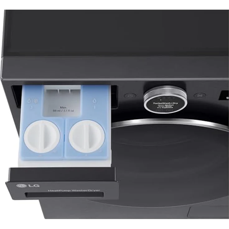 LG HPWD116BA X-Serie Waschtrockner, 11 kg Wasch- und 6 kg Trocknungskapazität, 1350 U/Min., schwarz, mit AI Wash+Dry und TurboWash+Dry Technologie – Bild 10