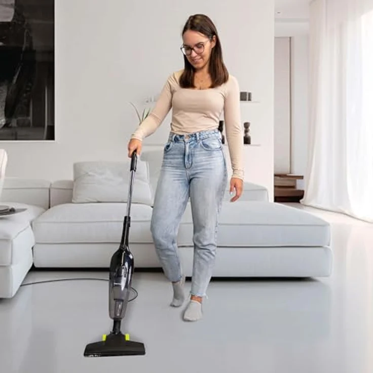 ROSMARINO VITAPUR StormVacuum 2-in-1, 600W Staubsauger mit HEPA-Filter, 99.97% Allergenfiltration, 1.2L Staubbehälter, leicht, aufrecht & Handsauger, ideal für Tierbesitzer und Autoreinigung – Bild 2