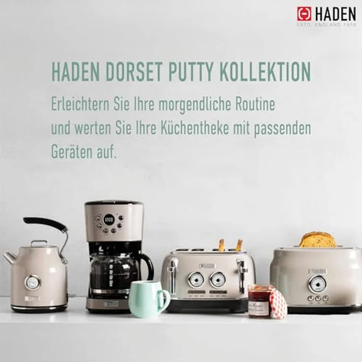 Haden Dorset Filterkaffeemaschine 1,8l, grau, Filterkaffeemaschine, Grau – Bild 6