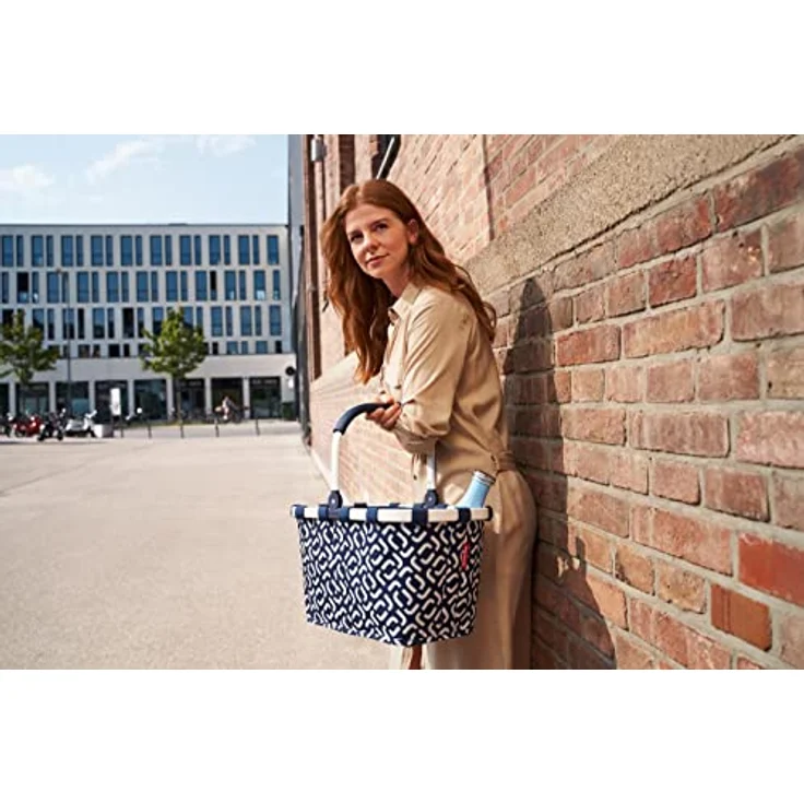 reisenthel carrybag Einkaufskorb mit Henkel Einkaufstasche Shopping Tragetasche frame signature navy – Bild 10