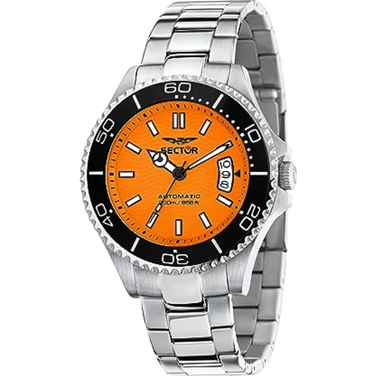 Sector No Limits Orangefarbene Herrenuhr in limitierter Auflage, Automatik, Analog, 230 Anniversary 50th Years Collection – R3223161012 – Bild 1