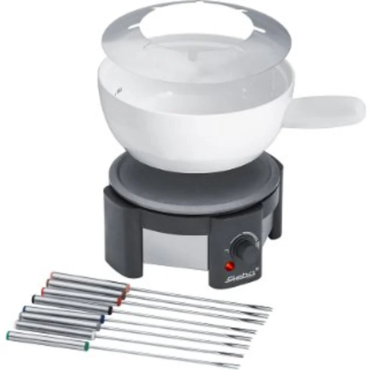 Steba FO 1.2 Fondue - 1500 W-Keramiktopf mit 8 Gabeln - Preisvergleich – Bild 5